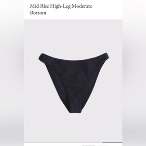 Abercrombie Navy High-Leg Moderate Bikini Bottom
